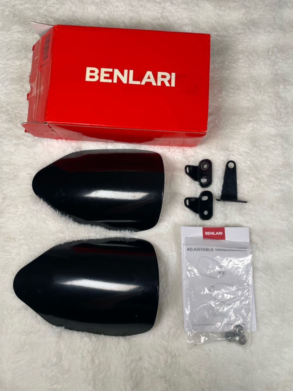 Benlari Black Adjustable Handguards - Pair